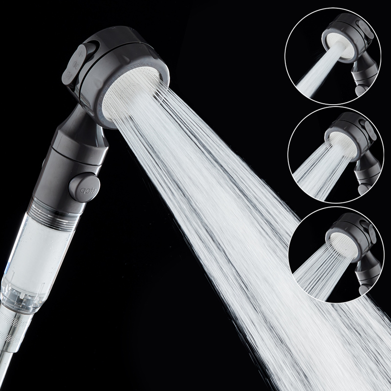 Home Bathroom Water Filter - Mini 3 Modlu Ayarlanabilir Duş Başlığı,