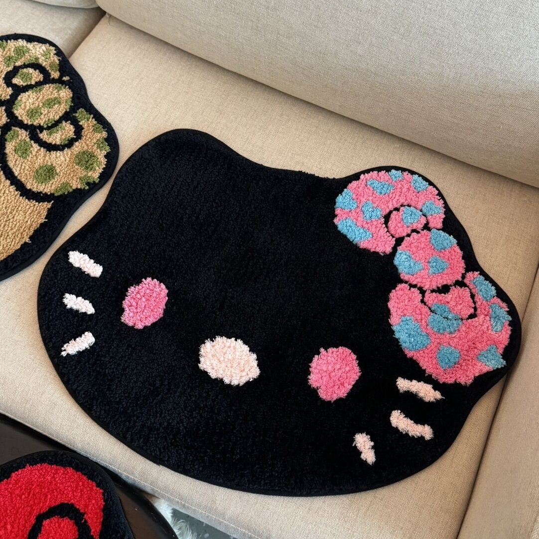 Home Goods Bathroom Rugs - Kawaii hello kitty kore yaylı banyo