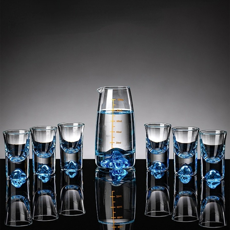 Yamazaki Home Bathroom Storage - Blue Mountain Beyaz Şarap Kadehi Seti