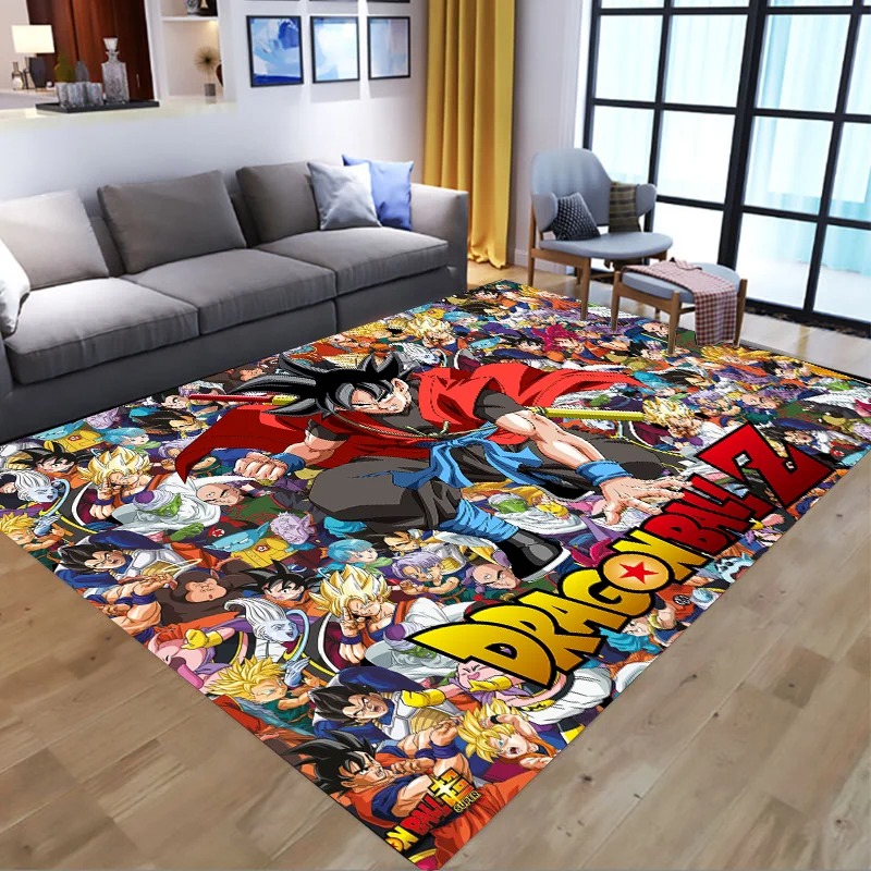Home Bathroom Floor Mats - Dragon Ball kaymaz banyo halısı flanel