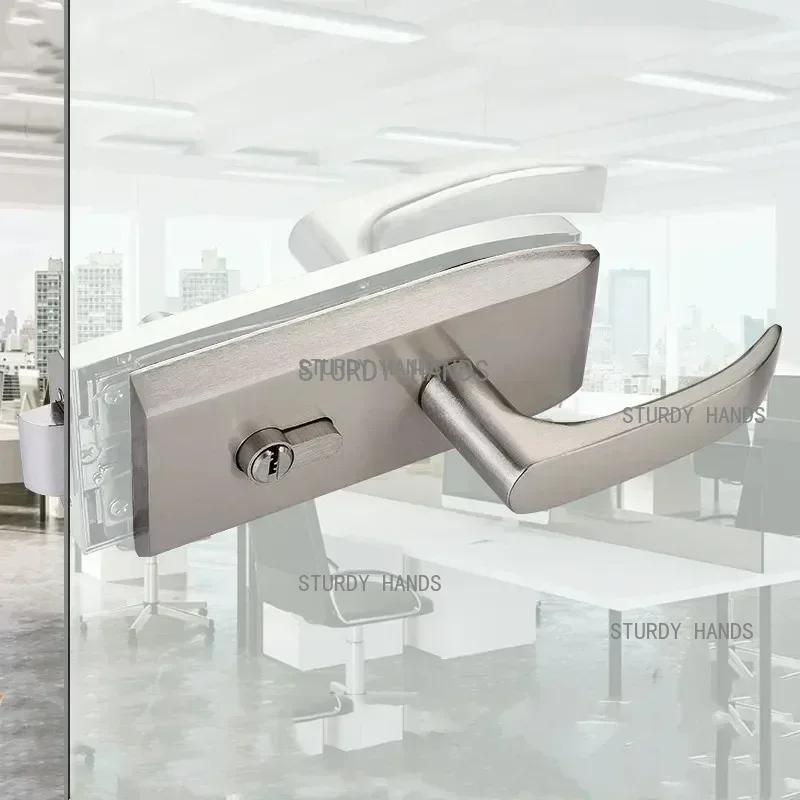 Home Bathroom Glass - Ofis cam kapi kilidi banyo paslanmaz