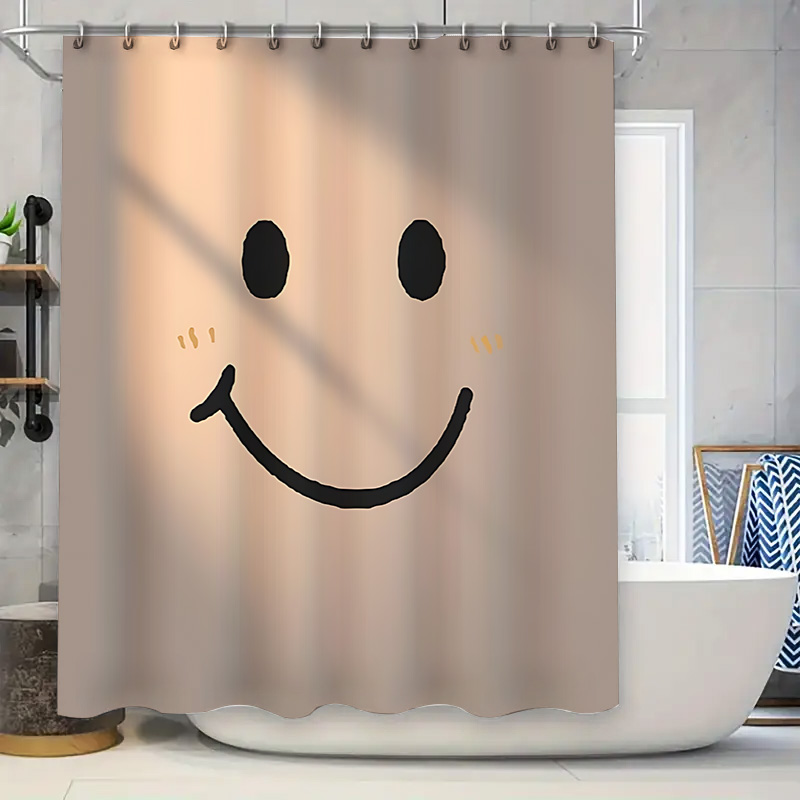 Home Bathroom Upgrades - Banyo için Sevimli Gülümseme Yüz Tasarımı