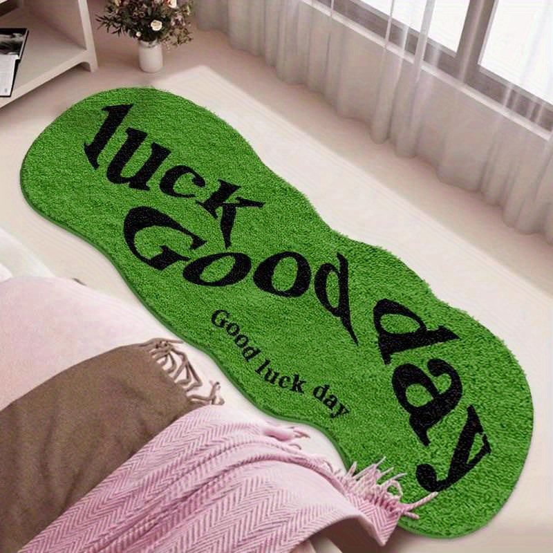 Home Goods Bathroom Rugs - VIKAMA Yeşil Halı, Günün Başucu Yer