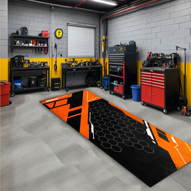 Home Bathroom Floor Mats - VIKAMA Motosiklet Temalı Halı: Dayanıklı, Kaymaz