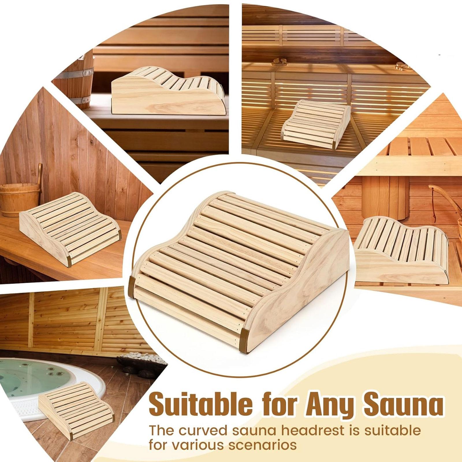 Home Bathroom With Sauna - Sauna başlığı ergonomik malzemeler rahat aksesuarlar
