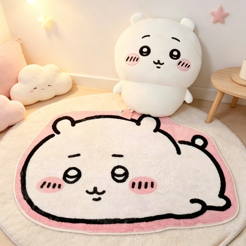 Home Bathroom Floor Mats - Chiikawa Çizgi Film Halısı Anime Hachiware