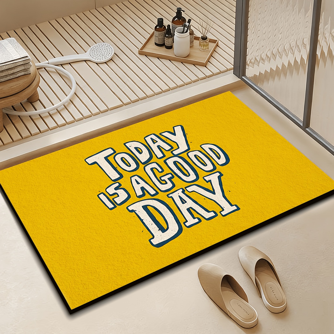 Home Goods Bathroom Rugs - Sarı 