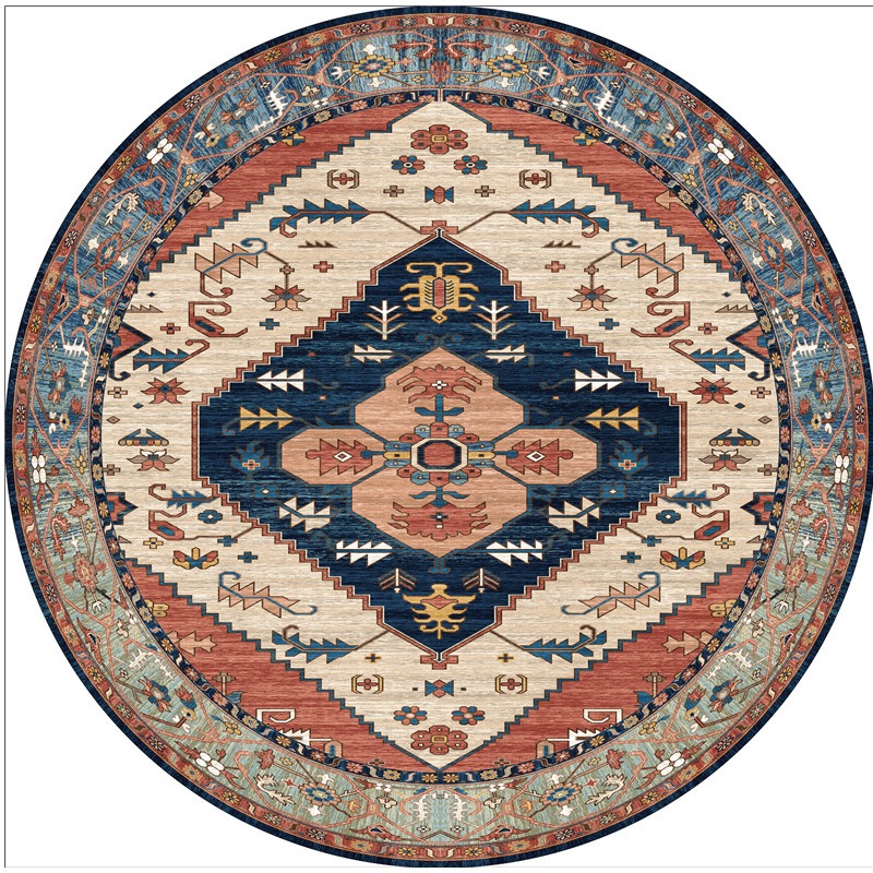 Retro Yuvarlak Boho Oturma Oda - Home Bathroom Floor Mats incelemesi ve fiyatı