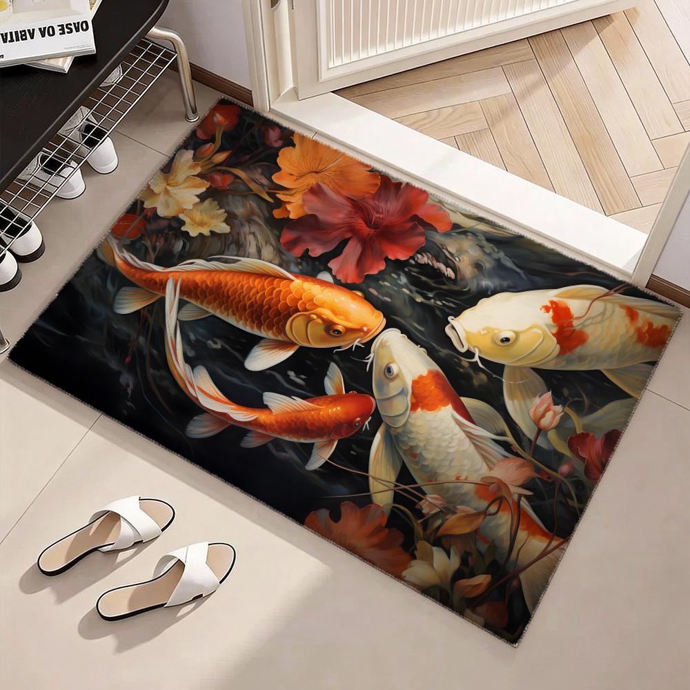 Sizinize iyi şans getiren koi  - Home Goods Bathroom Rugs incelemesi ve fiyatı