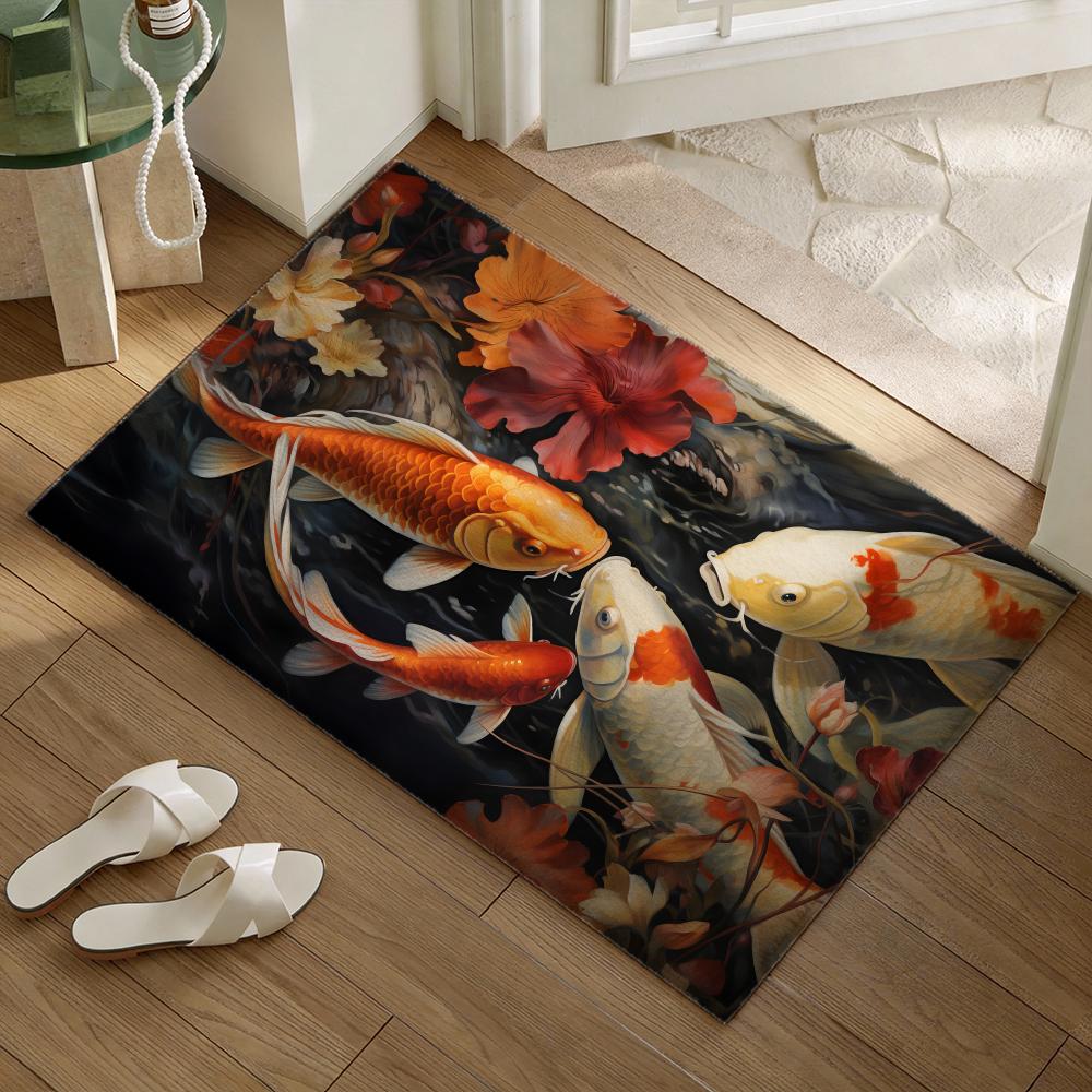 Sizinize iyi şans getiren koi  - Home Goods Bathroom Rugs incelemesi ve fiyatı