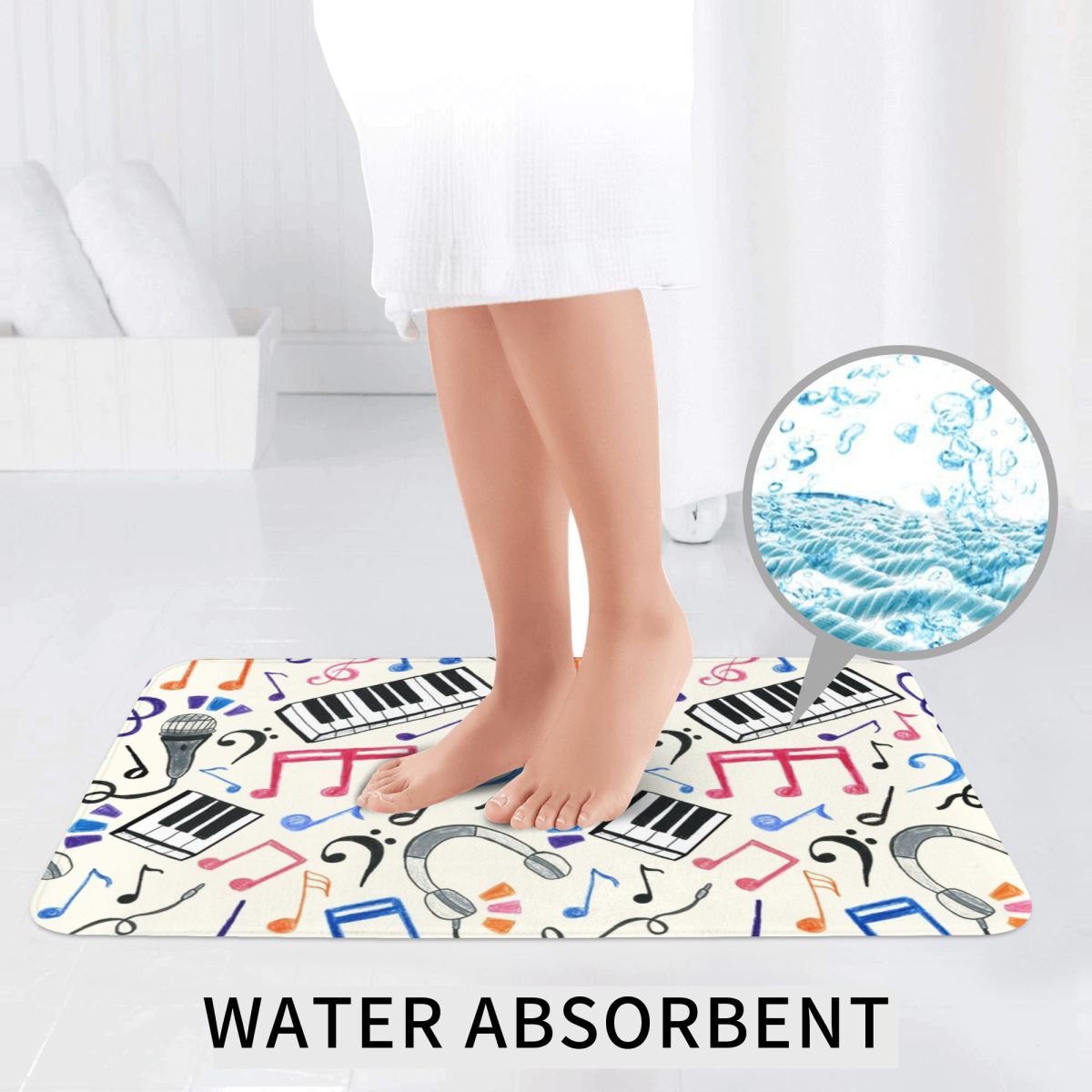 İyi Ritimler - Müzik Notları v - Home Goods Bathroom Rugs incelemesi ve fiyatı