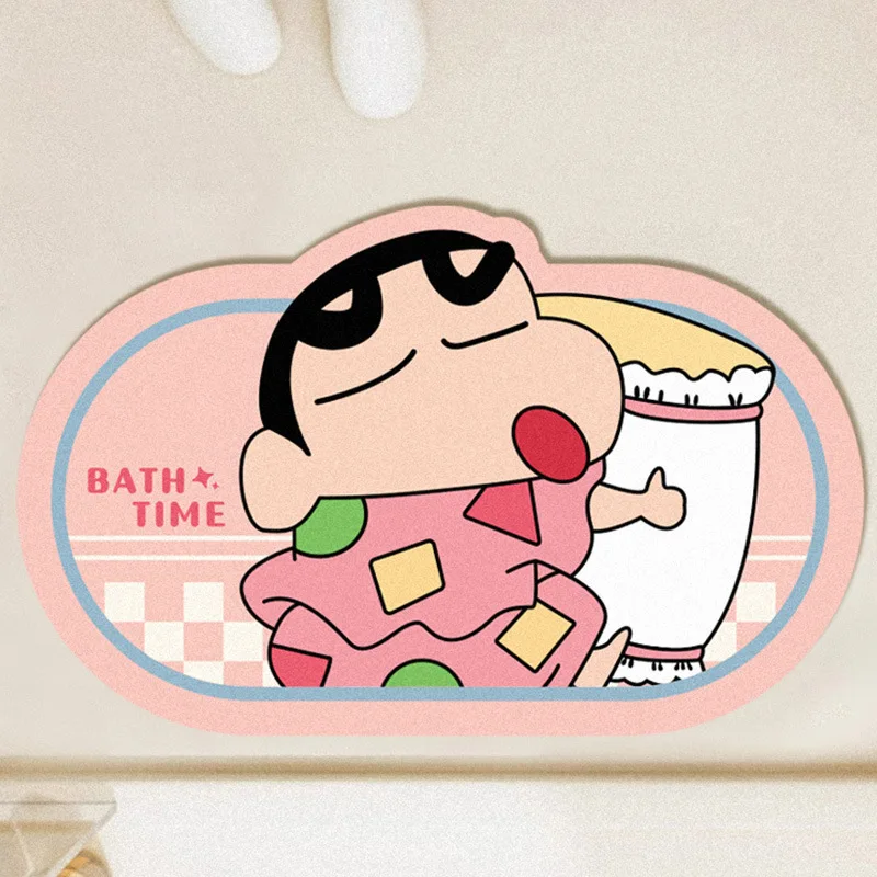 Karikatür sevimli mum boya shi - Home Bathroom Floor Mats incelemesi ve fiyatı