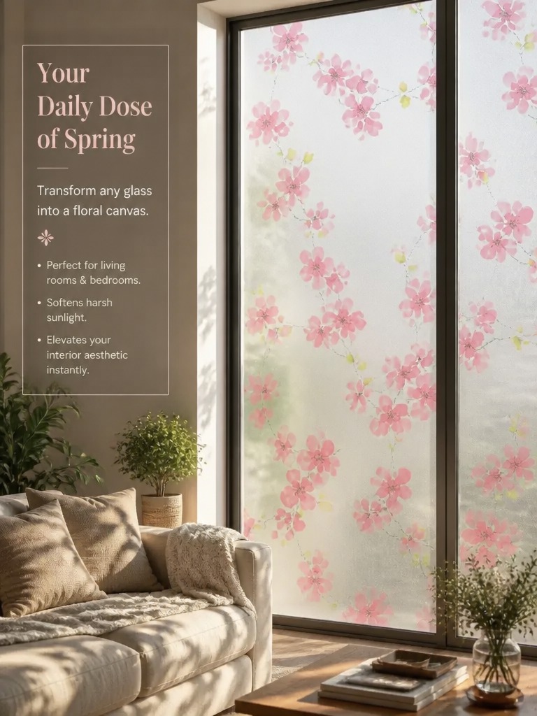 Buzlu Gizlilik Cam Filmi Yarı  - Home Bathroom Glass incelemesi ve fiyatı