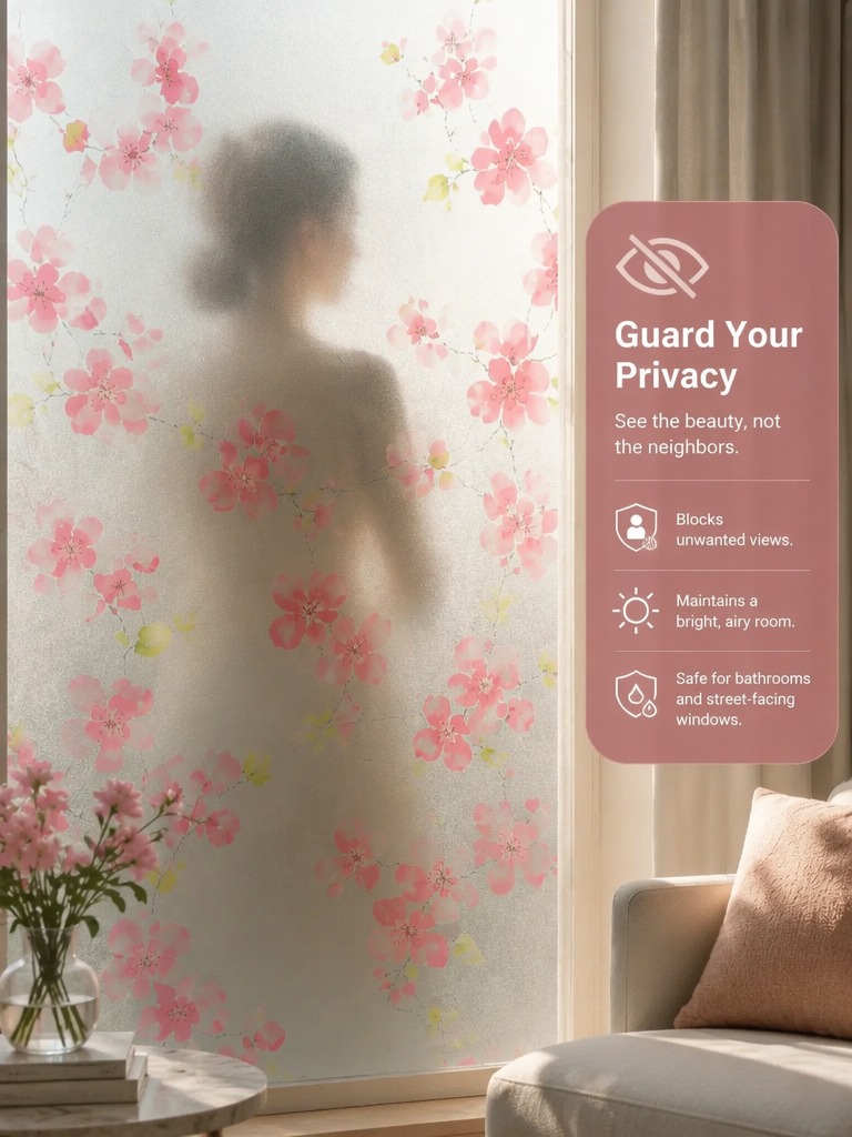 Buzlu Gizlilik Cam Filmi Yarı  - Home Bathroom Glass incelemesi ve fiyatı