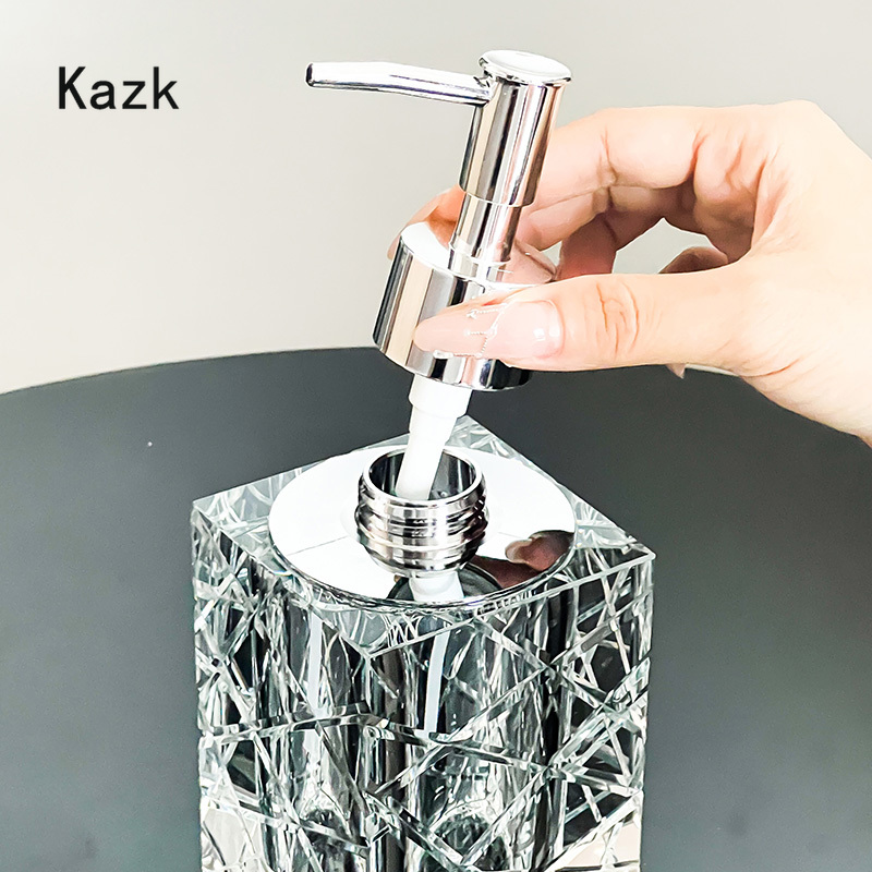 Kristal kesme cam şampuan şişe - Home Bathroom Glass incelemesi ve fiyatı