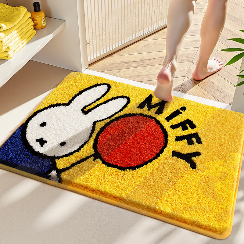 Kawaii Miffy Zemin Mat Karikat - Home Goods Bathroom Accessories incelemesi ve fiyatı