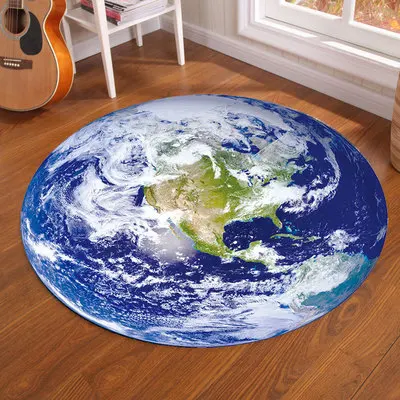 Galaxy Toprak Ay Yuvarlak Halı - Home Bathroom Floor Mats incelemesi ve fiyatı