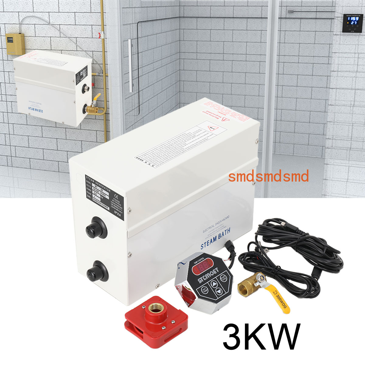3KW Buhar Jeneratörü Ev Tipi B - Home Bathroom With Sauna incelemesi ve fiyatı
