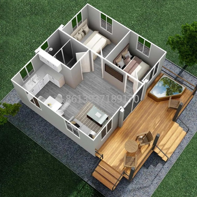 20FT Katlanabilir Genişletileb - Tiny Home Bathroom Kitchen incelemesi ve fiyatı