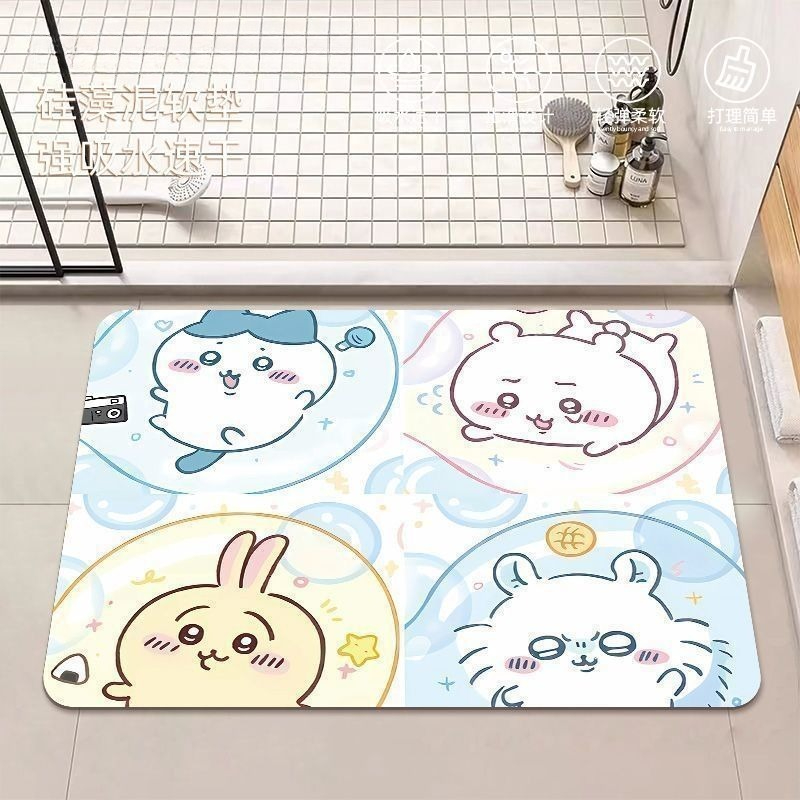 Anime Chiikawa Hachiware Usagi - Home Bathroom Floor Mats incelemesi ve fiyatı