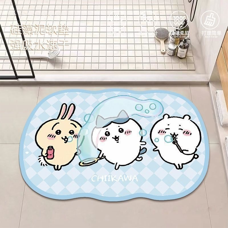 Anime Chiikawa Hachiware Usagi - Home Bathroom Floor Mats incelemesi ve fiyatı