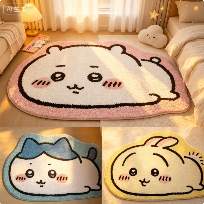 Chiikawa Çizgi Film Halısı Ani - Home Bathroom Floor Mats incelemesi ve fiyatı