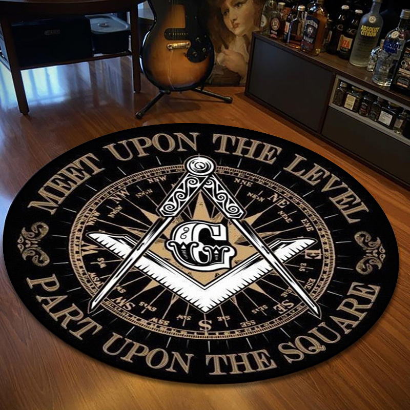 Retro mason desen halı yuvarla - Home Bathroom Floor Mats incelemesi ve fiyatı